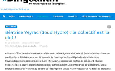 PORTRAIT : Béatrice Veyrac (Soud Hydro) : le collectif est la clef !